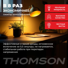 Thomson Лампочка TH-B2117, 11 Вт, Светодиодная, Филаментная, 1 шт.